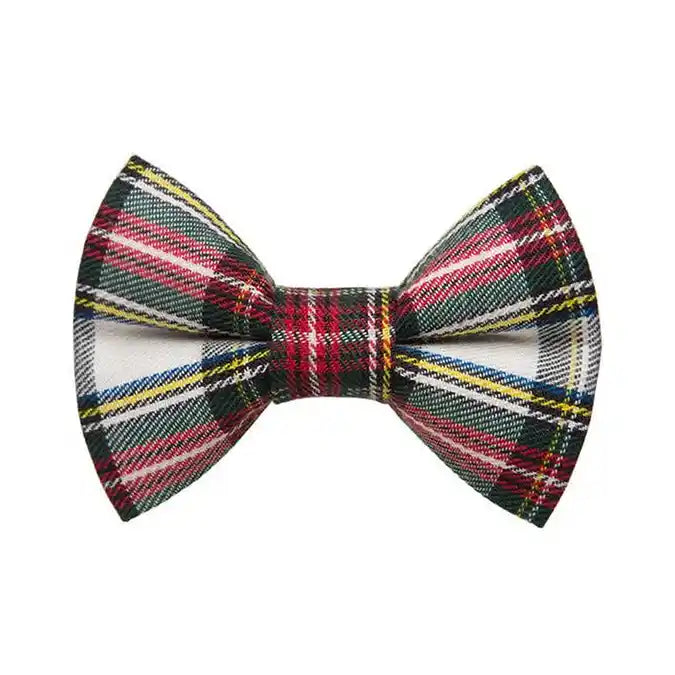 plaid cat / dog bow tie