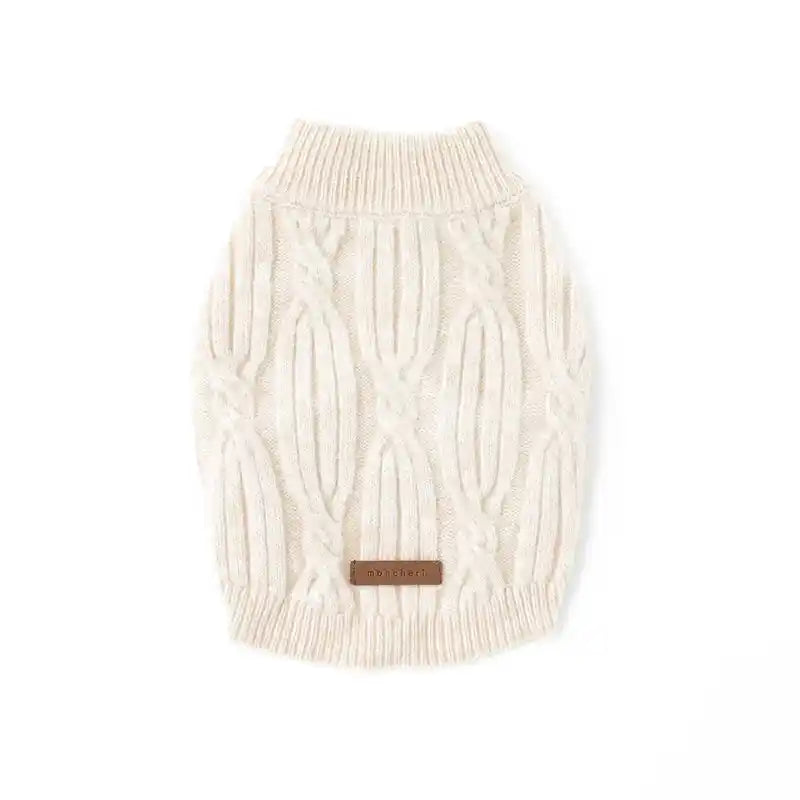 moncheri wool blend dog sweater