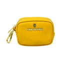 pink papyrus bff poop bag dispenser in yellow color